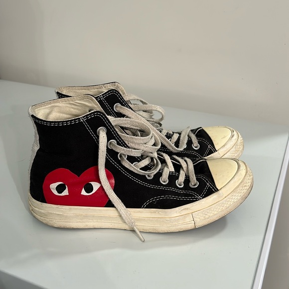Comme des garçons Converse Chuck Taylor Black CDG - Picture 2 of 10